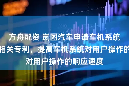 方舟配资 岚图汽车申请车机系统控制方法相关专利，提高车机系统对用户操作的响应速度